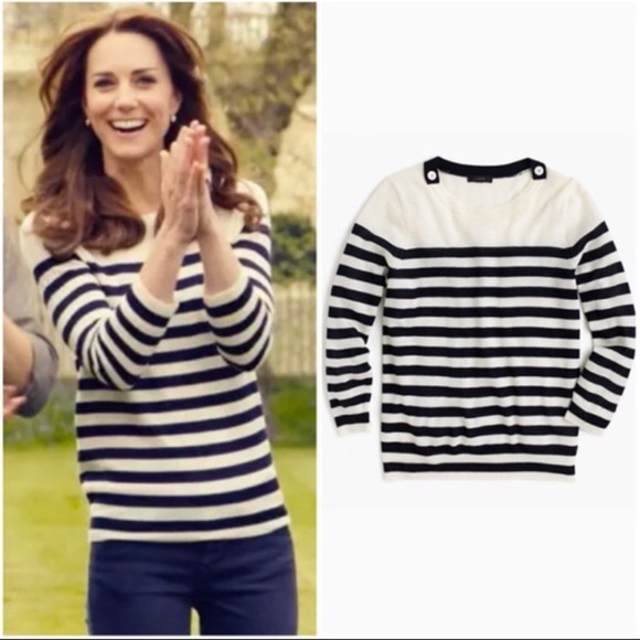 J. Crew Sweaters - J Crew Tippi Breton Sweater-Kate Middleton